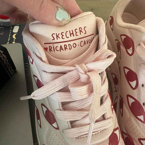 Skechers x Ricardo Cavolo uno many eyes tennis shoes size 8 - Picture 4 of 7